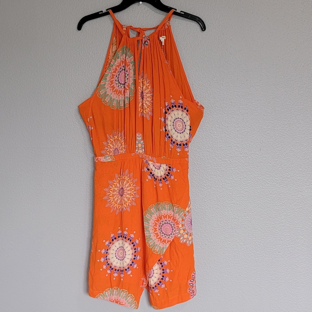 ANTHROPOLOGIE Livia Halter Dress Floreat /Size 10.